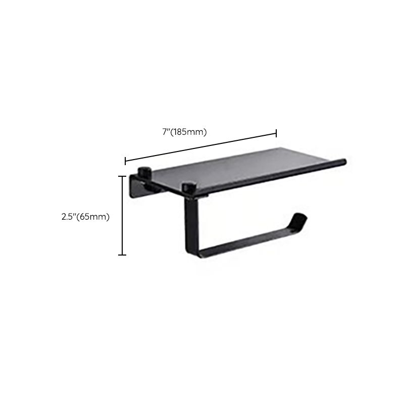 Lisslune | Modern Bathroom Accessories Set Towel Holder Black Soap Dish Bath Accessories Set