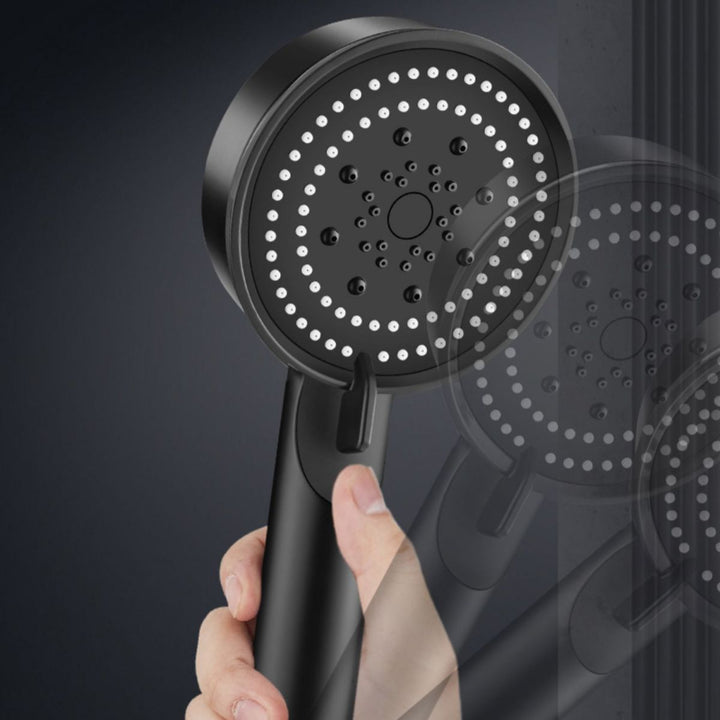 Lisslune | Round Hand Shower Adjustable Spray Pattern Wall Mounted Shower Head