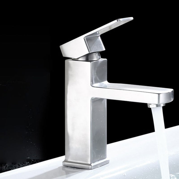 Lisslune | Basic Sink Faucet simple low arc metal centerset sink faucet for bathroom