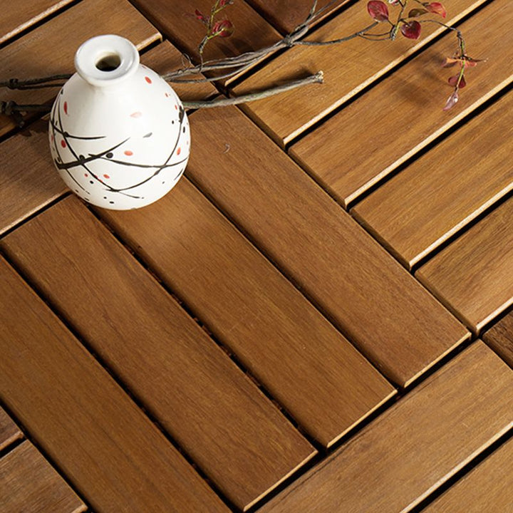 Lisslune | Traditional Floor Tile Interlocking Composite Outdoor Flooring Floor Tile