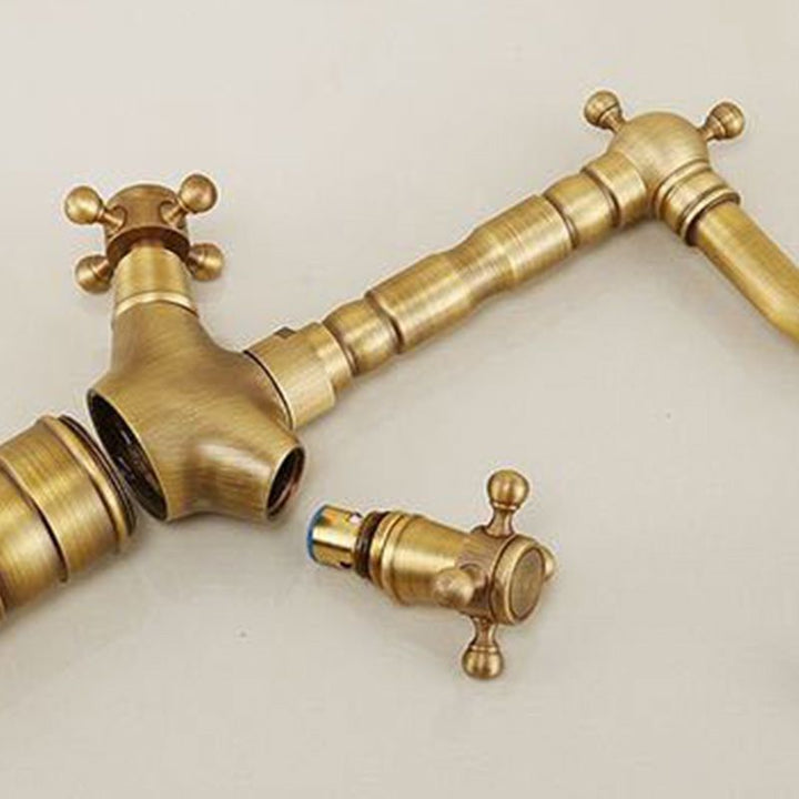 Lisslune | Glam Centerset Faucet Single Hole Basin Faucet with 2 Handles
