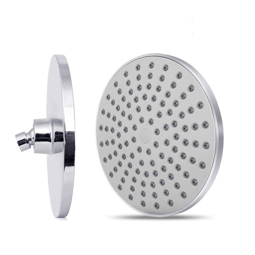 Lisslune | Contemporary Fest Shower Head Round Shower Head Combo in Silver