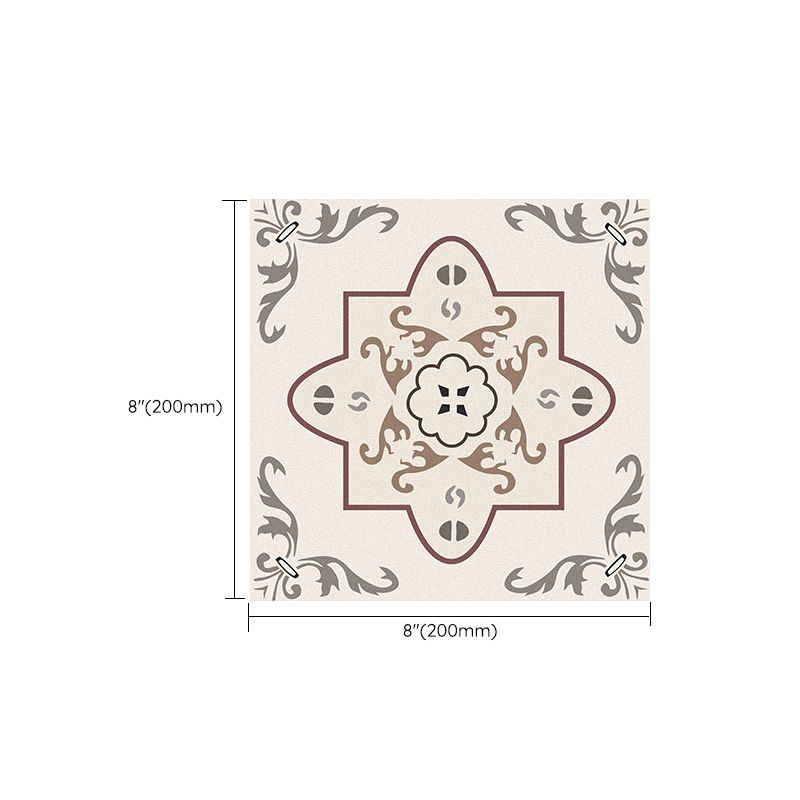 Lisslune | PVC Peel & Stick Square Tile Peel & Stick Tile
