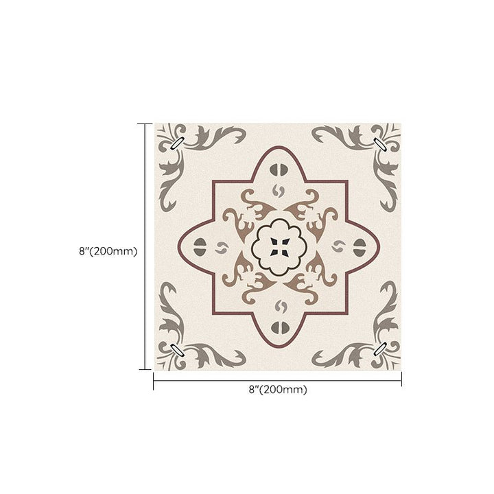 Lisslune | PVC Peel & Stick Square Tile Peel & Stick Tile