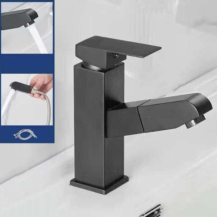 Lisslune | Modern Design Bathroom Faucet Single Lever Mixer with Water Hose