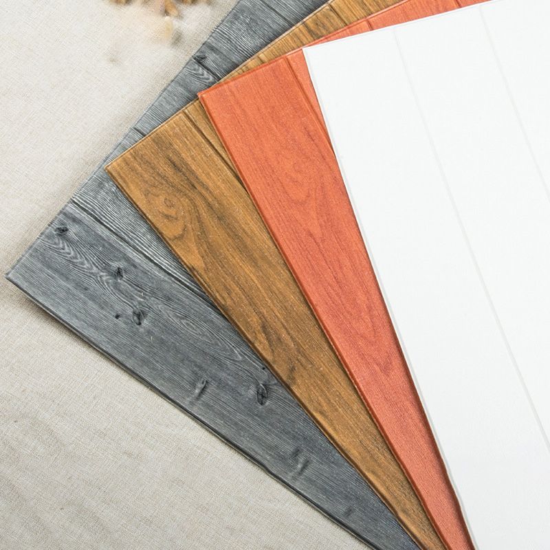 Lisslune | 3D Embossed Interior Wall Covering Self-Adhesive Wood Look Wall Paneling
