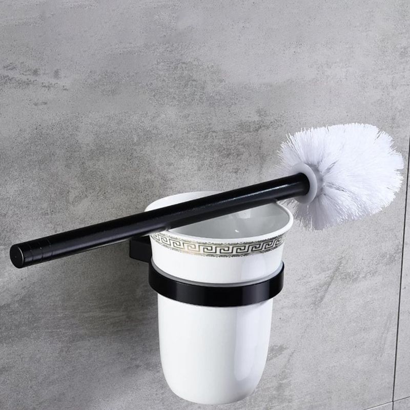 Skorter | Modern 5/6-piece bathroom accessory set with bathroom shelf/robe hooks/towel bar