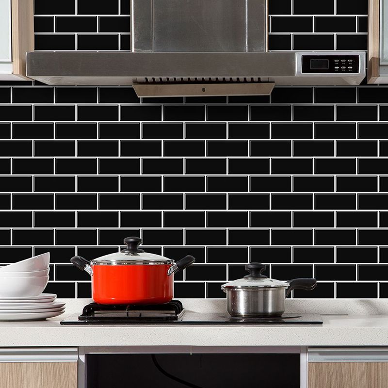 Lisslune | Peel & Stick Subway Tile PVC Stain Resistant Rectangular Peel and Stick Tile for the Kitchen