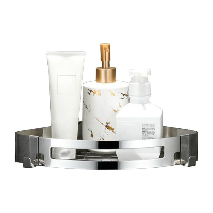 Lisslune | Modern Bathroom Hardware Set Silver Bathroom Shelf Bathroom Hardware Set
