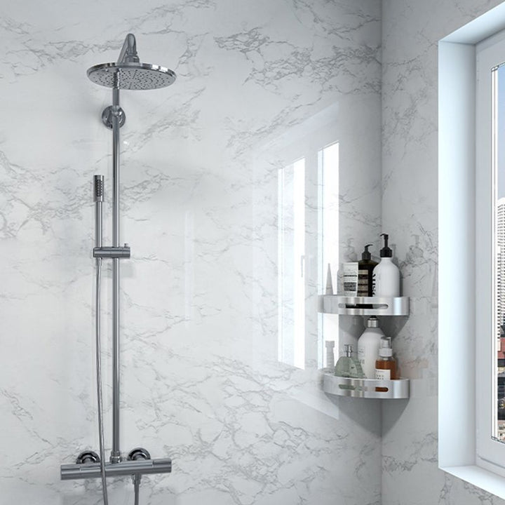 Lisslune | Modern Waterproof Single Tile Peel and Stick Back Wall Tile for the Bathroom