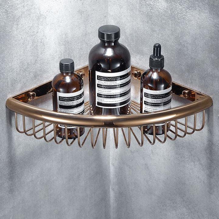 Lisslune | Traditional Brass Bathroom Accessories Set Bathroom Shelf Bathroom Accessories Set