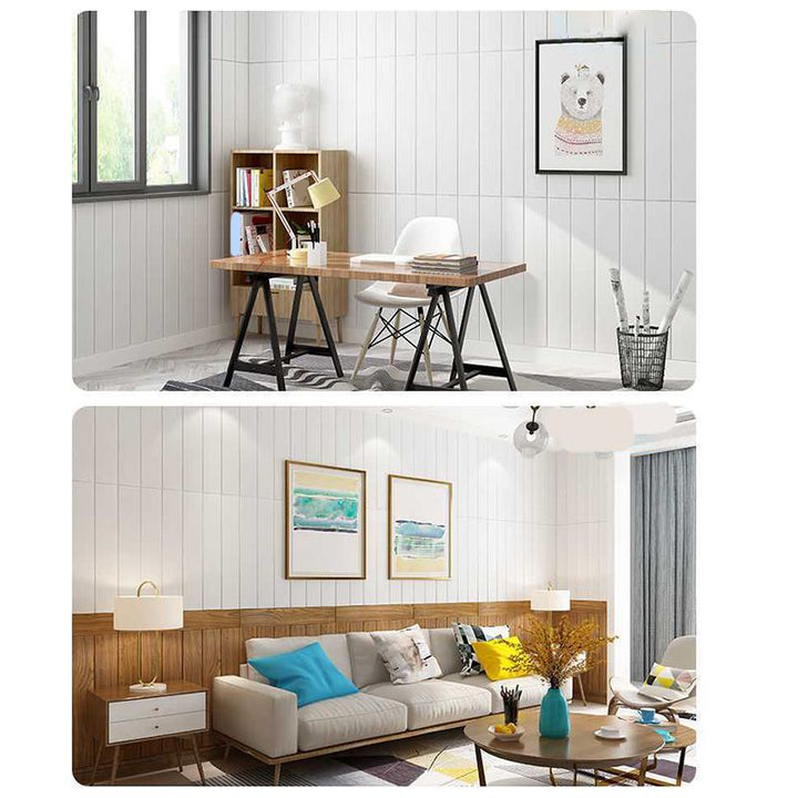 Lisslune | Living Room Wall Paneling for Peeling and Attaching 3D Embossed Wall Paneling