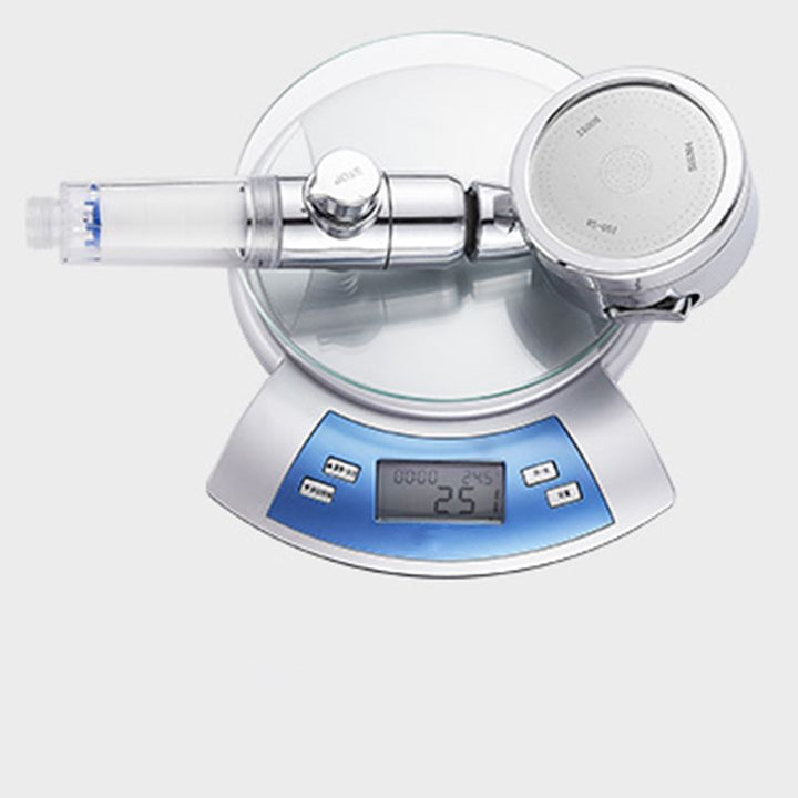 Lisslune | Modern Handheld Showerhead Silver Round Standard Showerheads