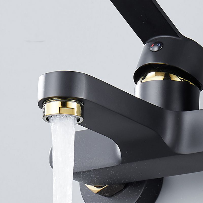 Lisslune | Modern Bathtub Faucet Lever Handle Wall Mounted Fixed Bathtub Faucet