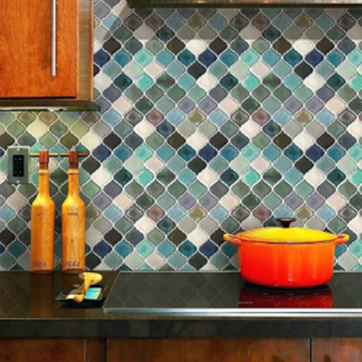 Lisslune | Modern Peel and Stick Backsplash Wall Tile PVC Peel & Stick Field Tile