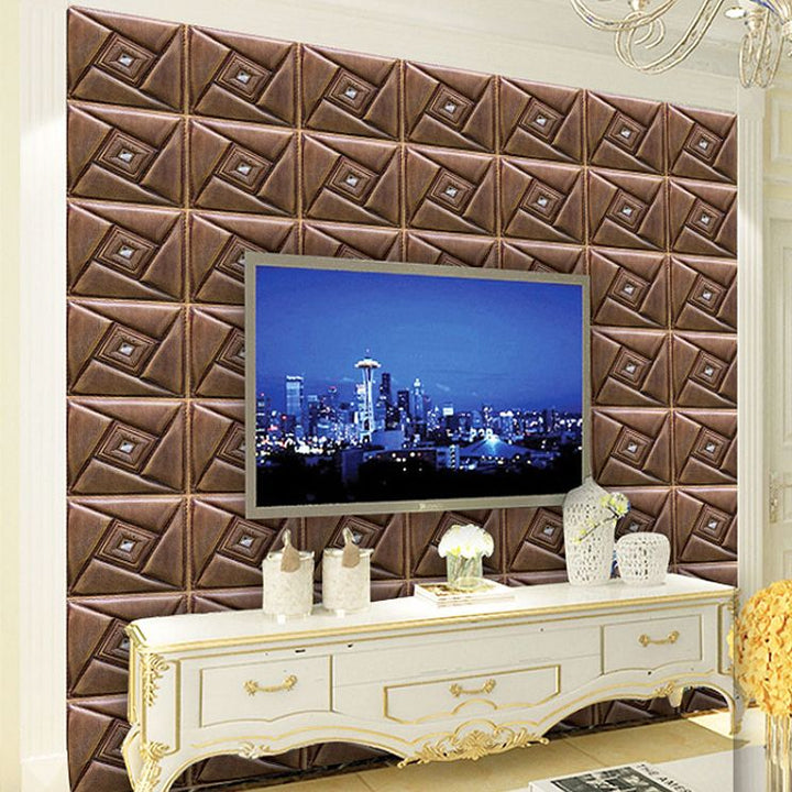 Lisslune | 3D Three-Dimensional Panel Wall Beautiful Style Living Room Bedroom Wall Panel (5-Pack)