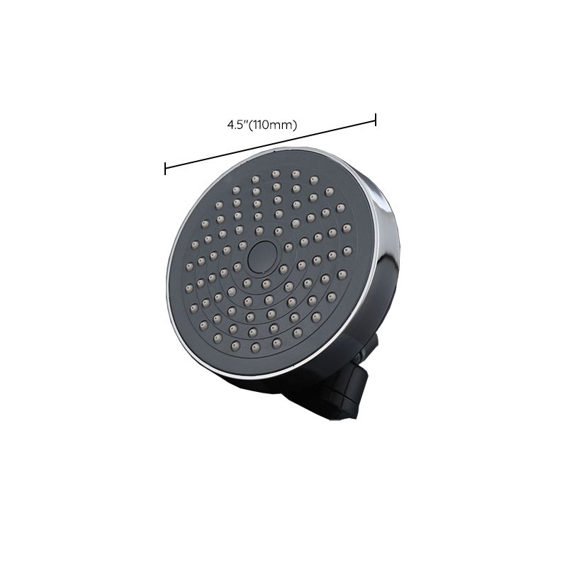 Lisslune | Round Fixed Shower Head Traditional Style Metal 5-Inch Fixed Shower Head