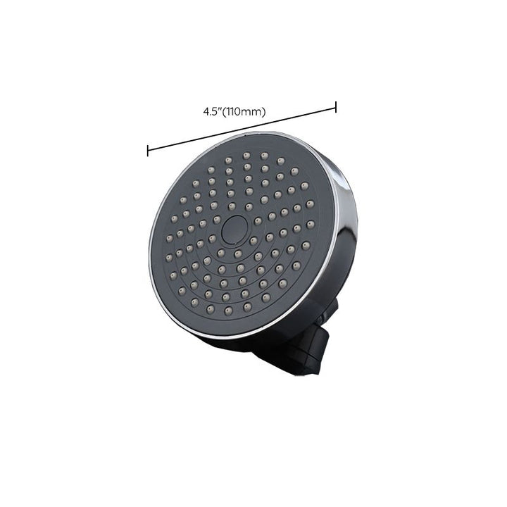 Lisslune | Round Fixed Shower Head Traditional Style Metal 5-Inch Fixed Shower Head