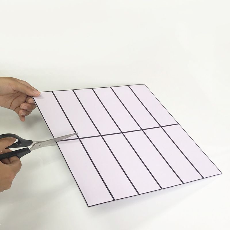 Lisslune | Tile Stripping & Sticking Rectangle White Plastic Waterproof Tile Stripping & Sticking for Shower 10-Pack