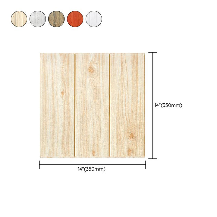 Lisslune | Modern Wall Cladding Peel and Stick Wood Look Design Wall Cladding