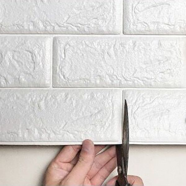 Lisslune | Back Wall Panels 3D Embossing Peel and Stick Wall Covering for the Living Room