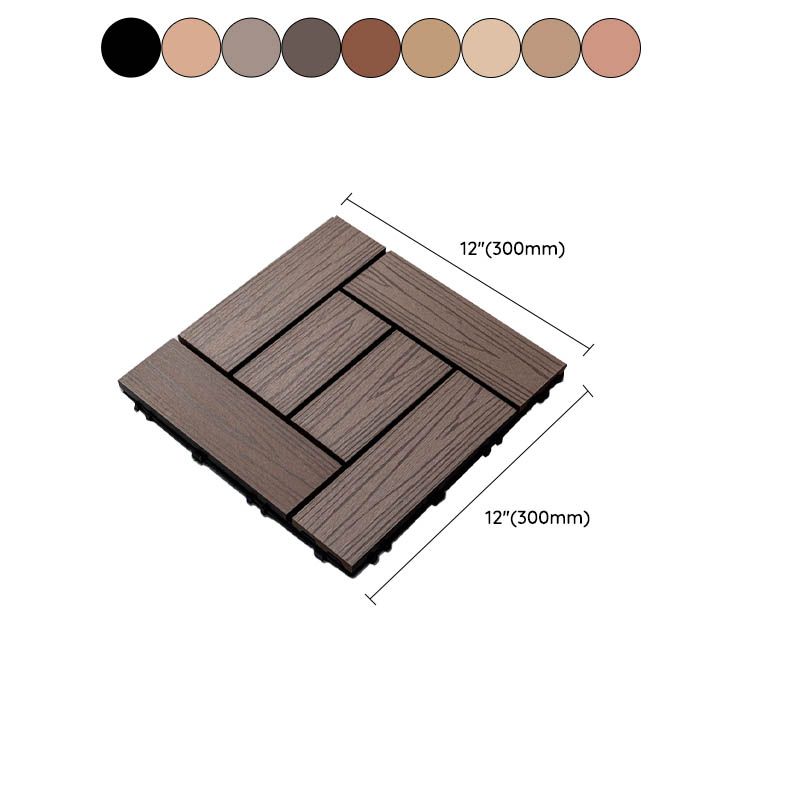 Lisslune | Classic wooden tiles for garden patio flooring to lay