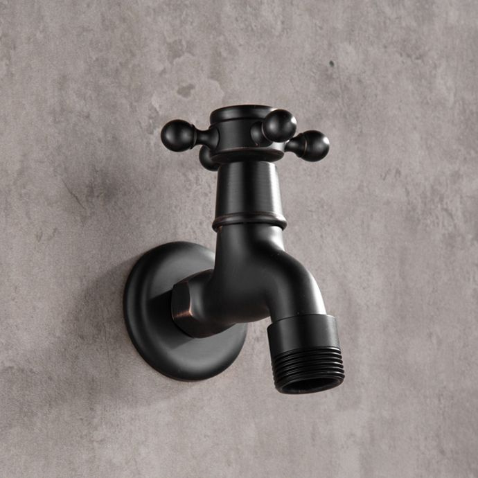Lisslune | Width Bathroom Sink Faucet Wall-Mounted Cross Handle Faucet