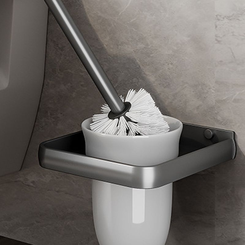 Lisslune | Gray bathroom accessories as a single item or as a set with towel holder/bathroom shelf/robe hooks