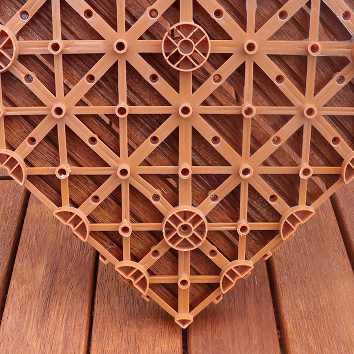 Lisslune | Basic Wood Tiles Composite Pavers Tiles for Outdoor Patio