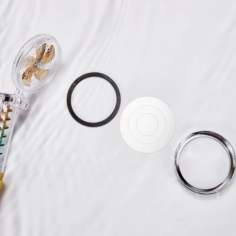 Lisslune | Contemporary Round Handheld Shower Standard Spray Adjustable Showerhead