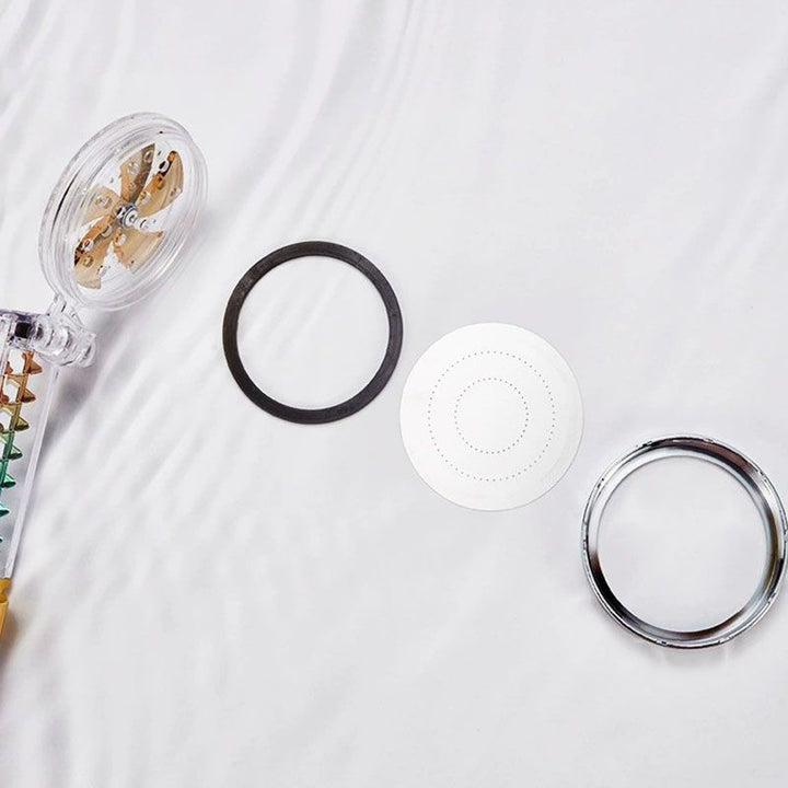 Lisslune | Contemporary Round Handheld Shower Standard Spray Adjustable Showerhead