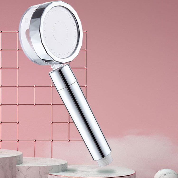 Lisslune | Contemporary Shower Head Combination Handheld Shower Plastic Wall Mounted Silver Shower Head