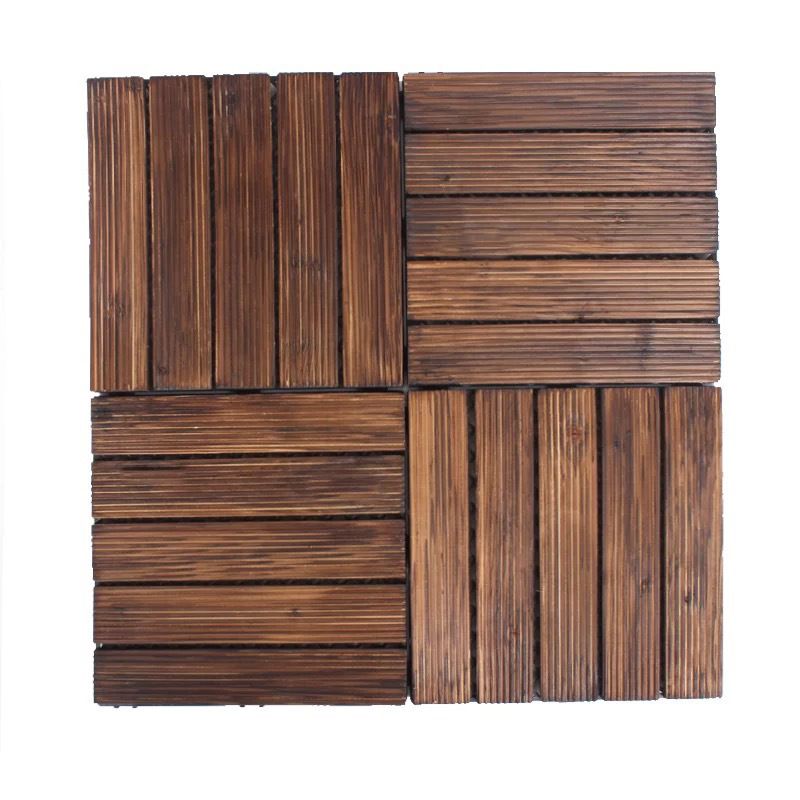 Lisslune | Traditional Wood Laminate Floor Stain Resistant Laminate Plank Floor Set of 11