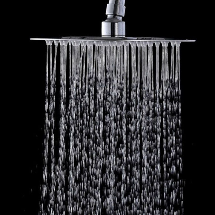Lisslune | Swiveling Rain Shower Head Wall Mounted Concealed Full Copper Pressure Shower