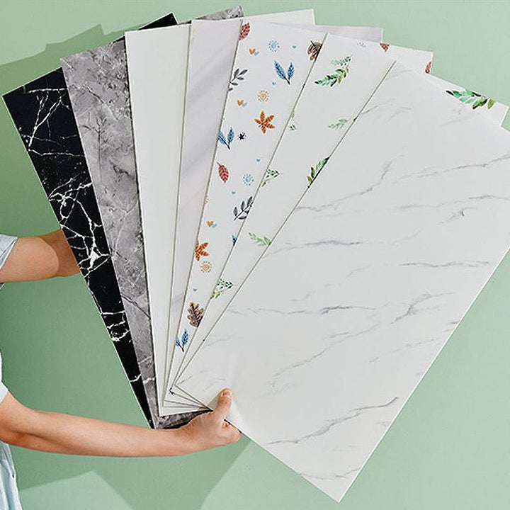 Lisslune | Mosaic Tile Peel and Stick Tile PVC Kitchen Bathroom Back Wall Peel and Stick Wall Tile