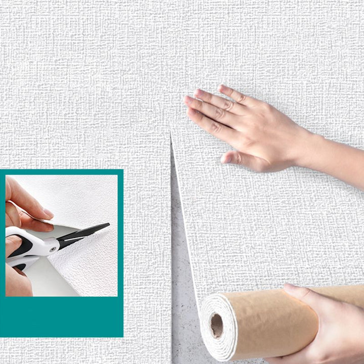 Lisslune | Modern Wall Covering PVC 3D Embossed Self-Adhesive Waterproof Wall Access Panel