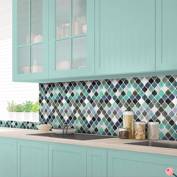Lisslune | Modern Peel and Stick Backsplash Wall Tile PVC Peel & Stick Field Tile