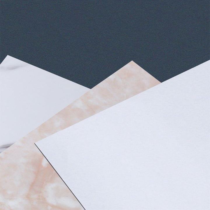 Lisslune | Modern Splash Guard Wallpaper Marble Print Self-Adhesive Splash Guard Tile for Bathroom