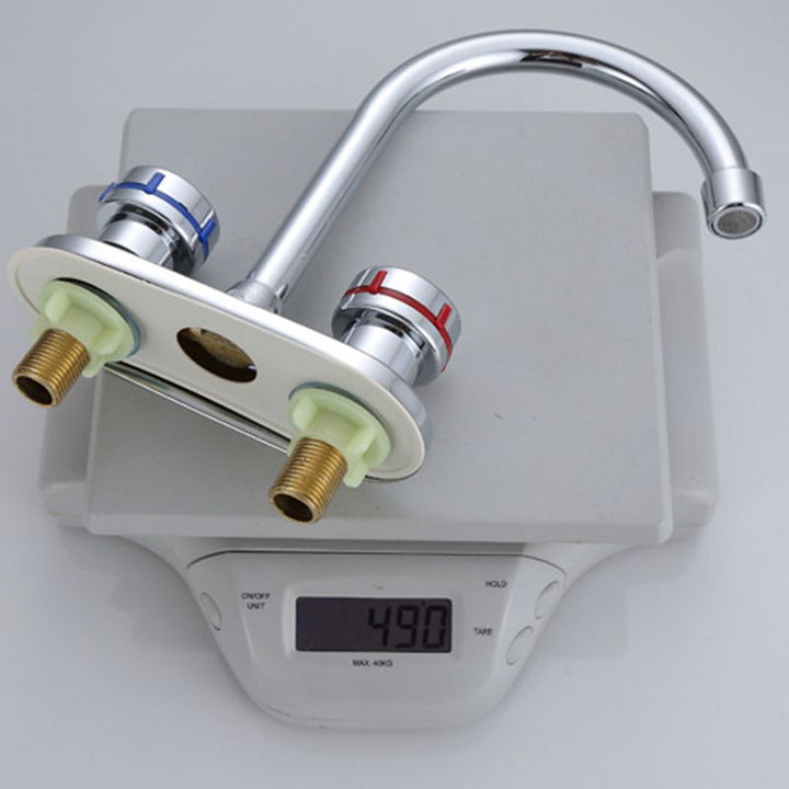 Lisslune | 1or2-Handle Brushed Nickel Widespread Faucet 2 Hole Center Set Sink Faucet