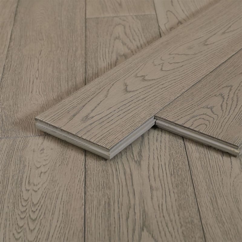 Lisslune | Tradition Wood Tile Wire Brushed Rectangle Oak Wood for Living Room