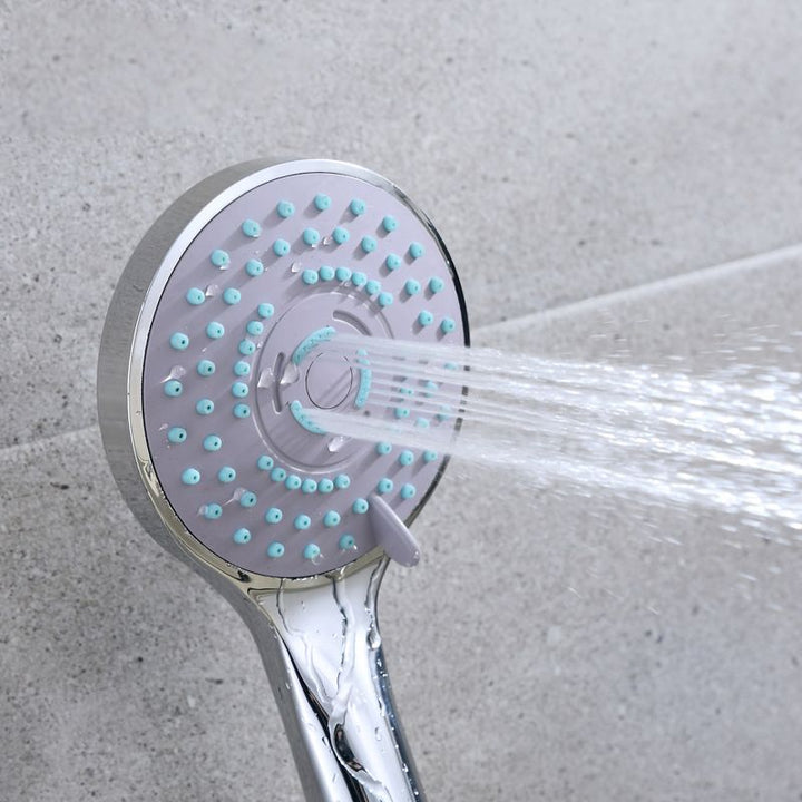Lisslune | Metal chrome Hand shower Modern Rainfall Handheld Showerhead