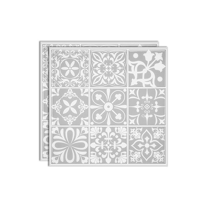 Lisslune | Contemporary Peel & Stick Field Tile Plastic Mosaic Tiles Wallpaper