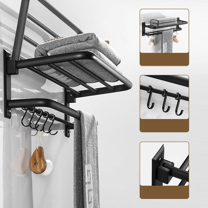 Lisslune | Matt Black Bathroom Accessory Set Modern Bathroom Accessory as Individual Piece or as Set