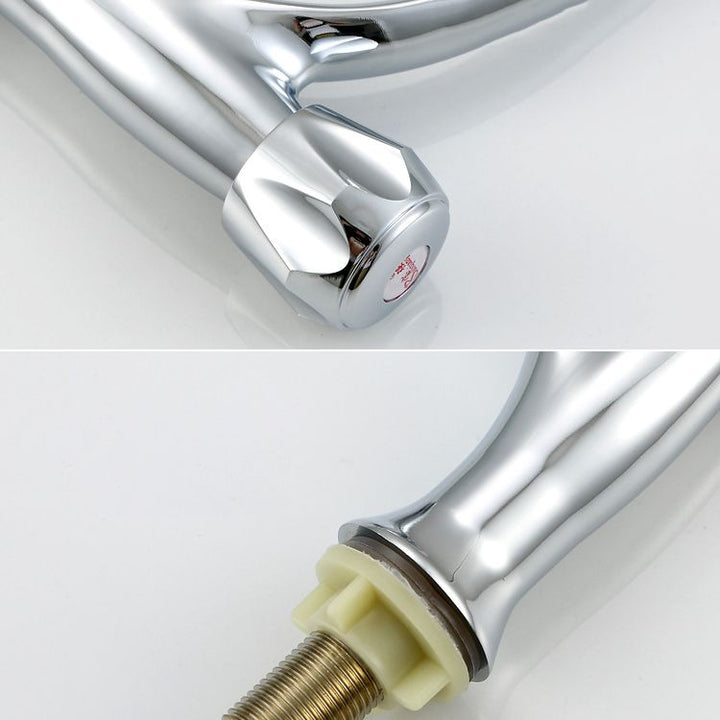 Lisslune | Modern Vessel Faucet Stainless Steel Low Arc Sink Faucet
