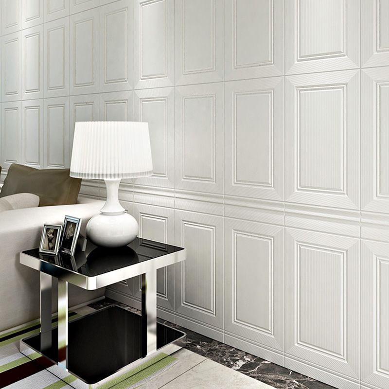 Lisslune | Modern Style Interior Wall Cladding Peel and Stick Geometric Texture Wall Cladding