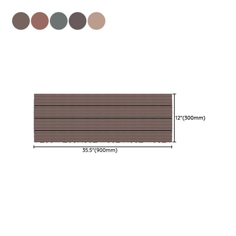 Lisslune | Wire brushed wooden floor tiles Click-Lock engineered wood for patio garden