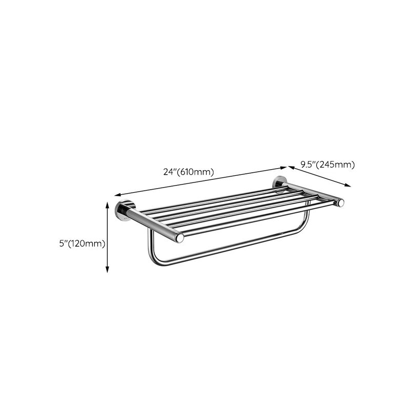 Lisslune | Modern bathroom accessories Bathroom shelf Towel rail Stainless steel bathroom accessory set
