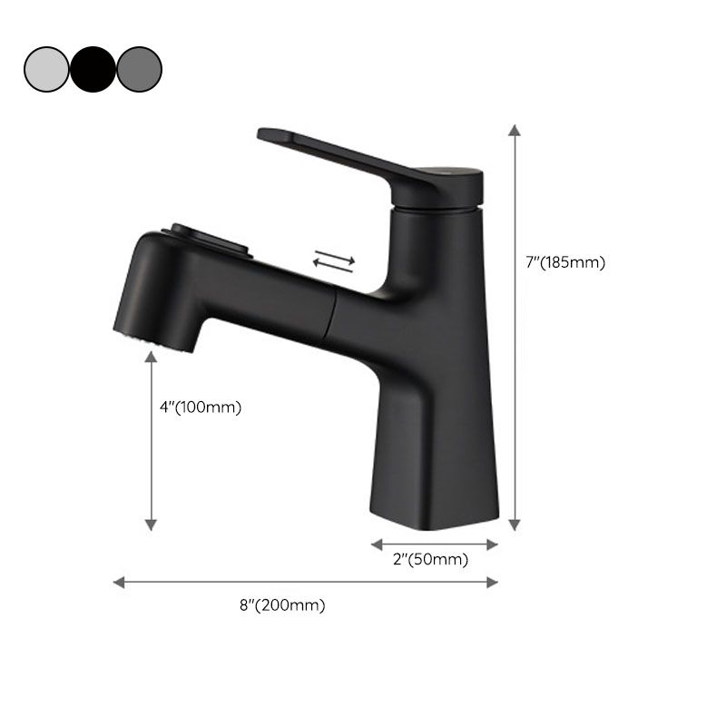 Lisslune | Contemporary Vessel Faucet Metal Single Lever Low Arc Vessel Faucet for the Bathroom
