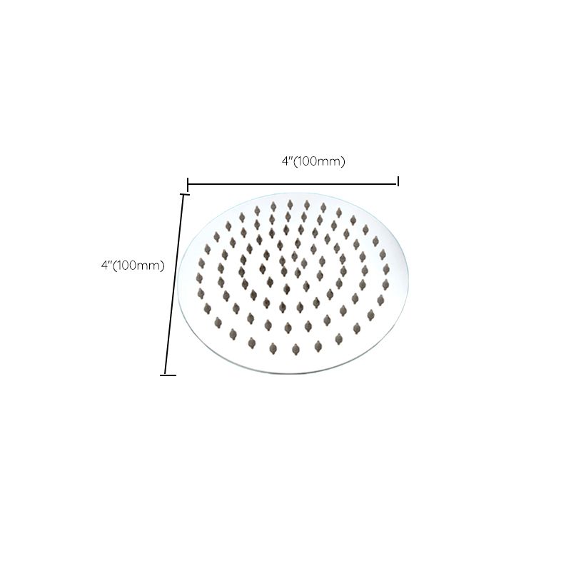 Lisslune | Large Shower Head 304 Stainless Steel Standard Spray Pattern Fixed Shower Head