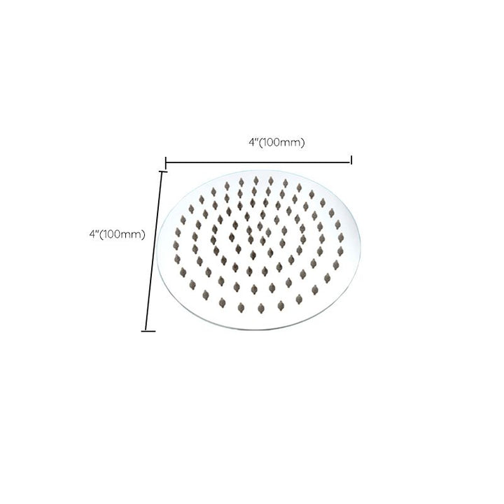 Lisslune | Large Shower Head 304 Stainless Steel Standard Spray Pattern Fixed Shower Head